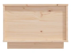 Outlet Mesa de centro | Mesa de apoio | Mesa de café 40x50x35 cm madeira de pinho maciça Castanho