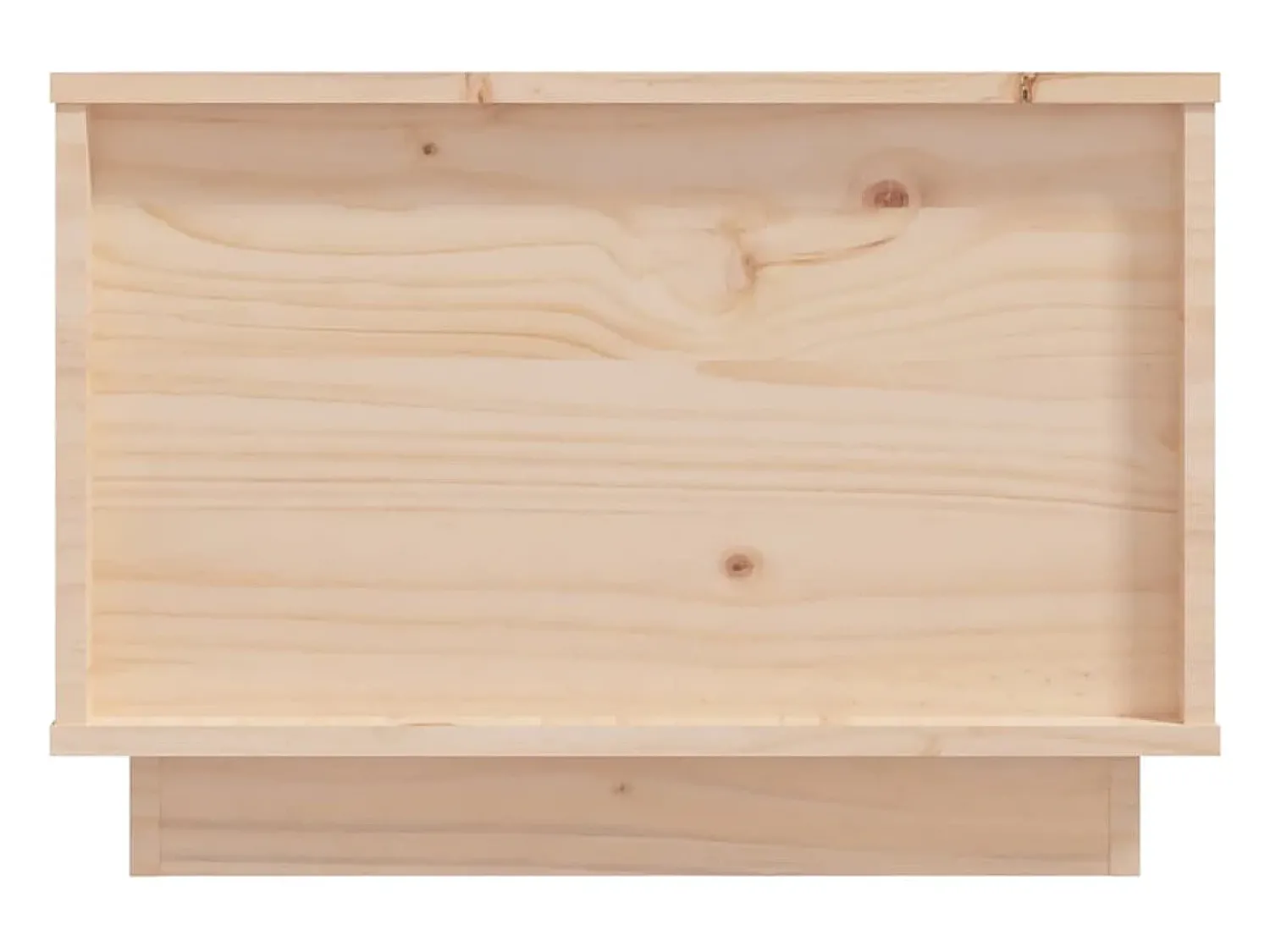Outlet Mesa de centro | Mesa de apoio | Mesa de café 40x50x35 cm madeira de pinho maciça Castanho