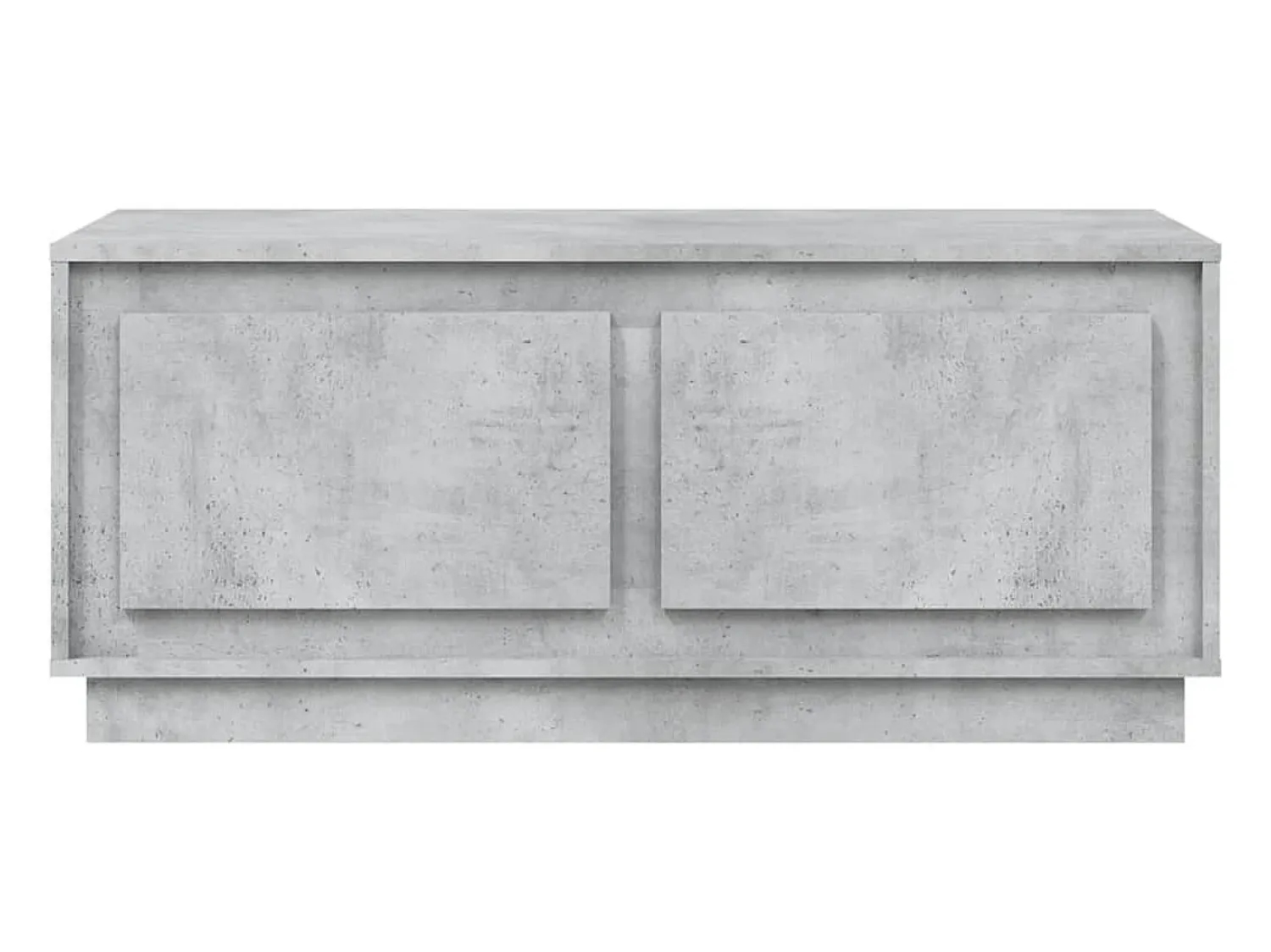 Mesa De Centro| Mesa de centro | Mesa de apoio 102x50x44 cm derivados de madeira cinza cimento Cinzento