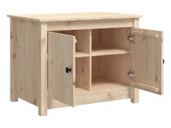 Mesa de centro | Mesa de apoio | Mesa de café 71x49x55 cm madeira de pinho maciça^ Mesa De Centro