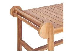 Online Mesa de centro | Mesa de apoio 100x50x45 cm teca maciça Castanho