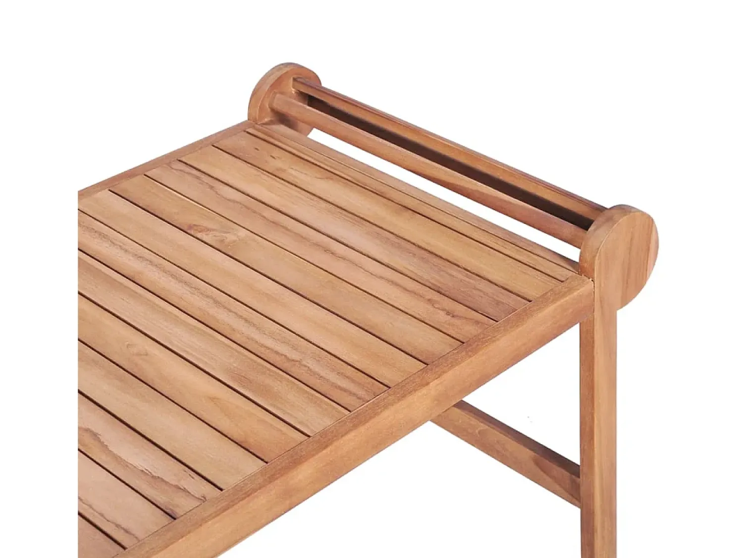 Online Mesa de centro | Mesa de apoio 100x50x45 cm teca maciça Castanho