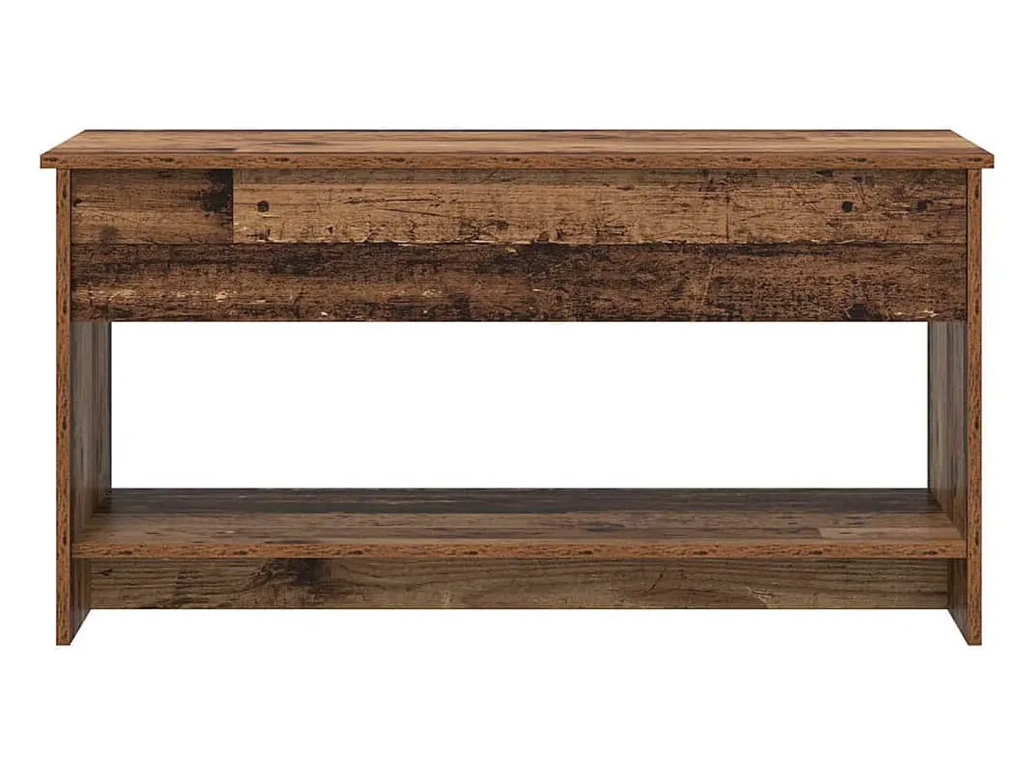 Outlet Mesa de centro | Mesa de apoio Madeira antiga 80x50.5x41.5 cm Castanho