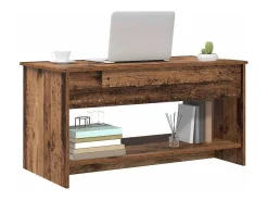 Outlet Mesa de centro | Mesa de apoio Madeira antiga 80x50.5x41.5 cm Castanho