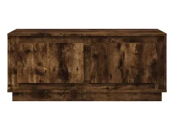 Mesa De Centro* Mesa de centro | Mesa de apoio 102x50x44 cm derivados madeira carvalho fumado Castanho