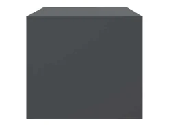 Mesa De Centro| Mesa de centro | Mesa de apoio | Mesa de café 67x50x44 cm aço antracite Preto
