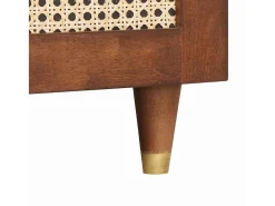 Mesa De Centro| Mesa de centro | Mesa de apoio com gaveta 80x54x40 cm Castanho