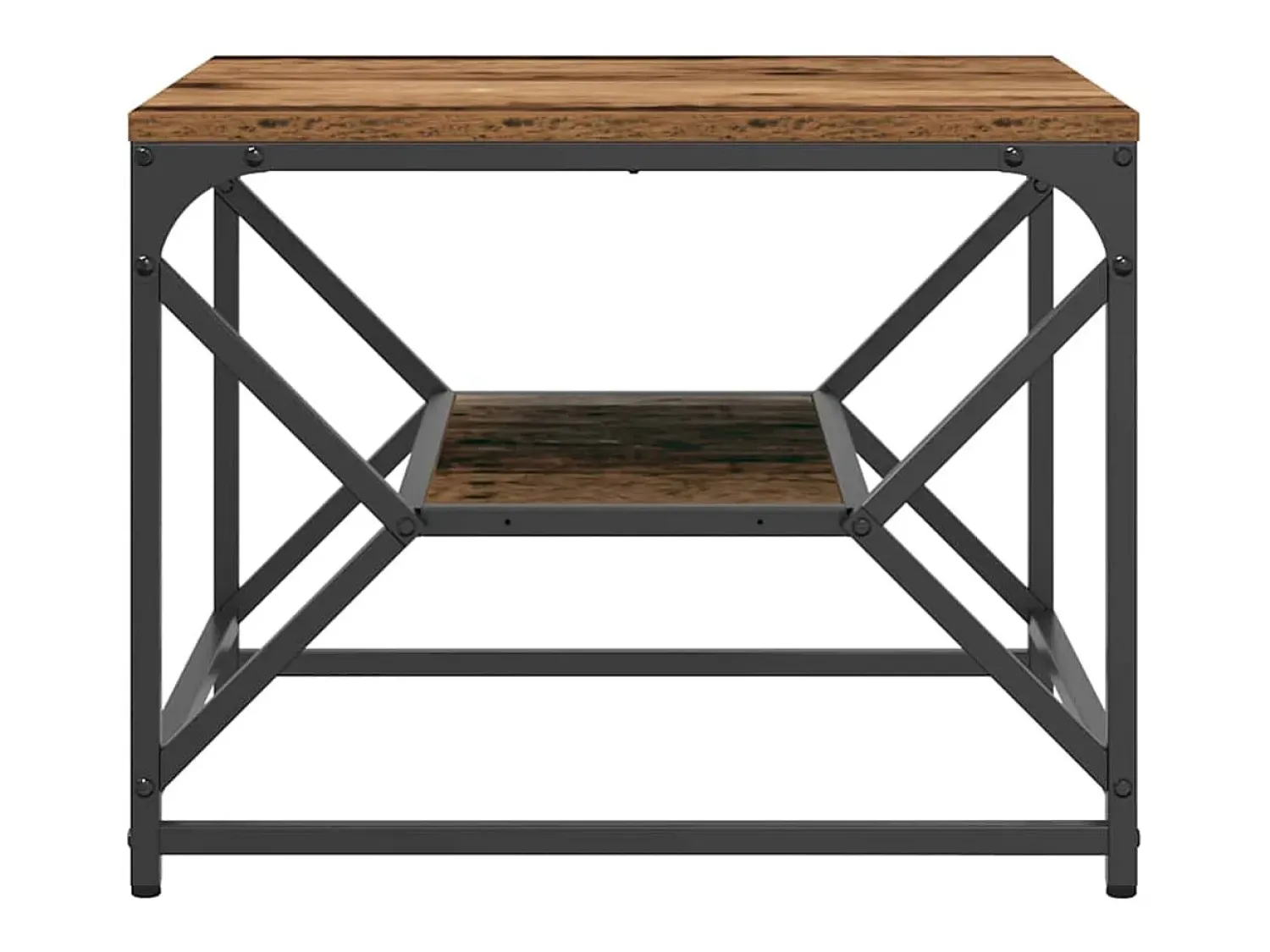 Mesa de centro | Mesa de apoio | Mesa de café Madeira antiga 51x50x40 cm^ Mesa De Centro