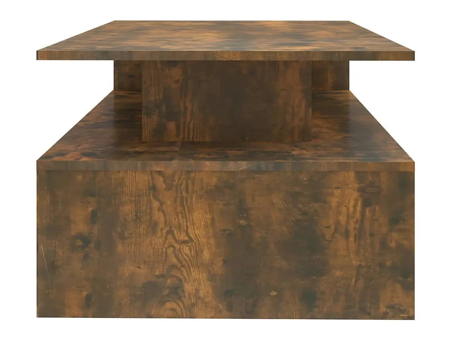 Mesa De Centro* Mesa de centro | Mesa de apoio 90x60x42.5 cm madeira processada carvalho fumado Castanho