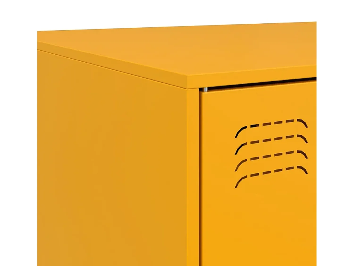 Mesa de centro | Mesa de apoio 67x50x44 cm aço mostarda^ Mesa De Centro