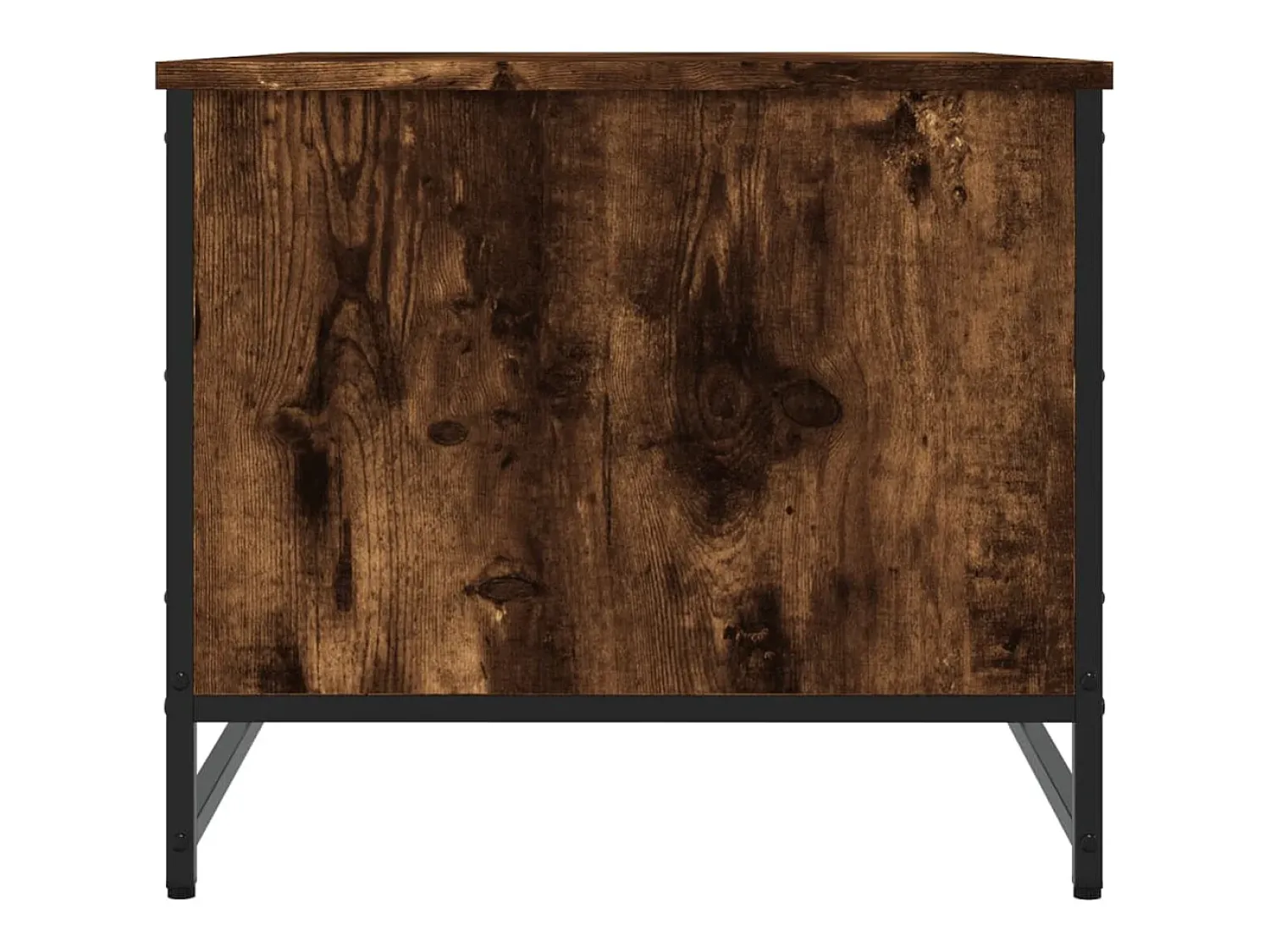 Clearance Mesa de centro | Mesa de apoio 85.5x51x45 cm derivados madeira carvalho fumado Castanho
