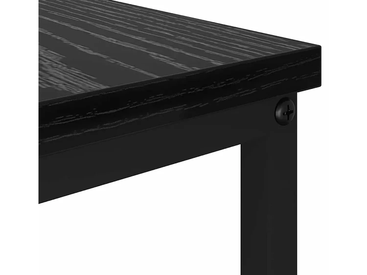Mesa De Centro| Mesa de centro | Mesa de apoio with Drawer Carvalho 100x51x45 cm Preto