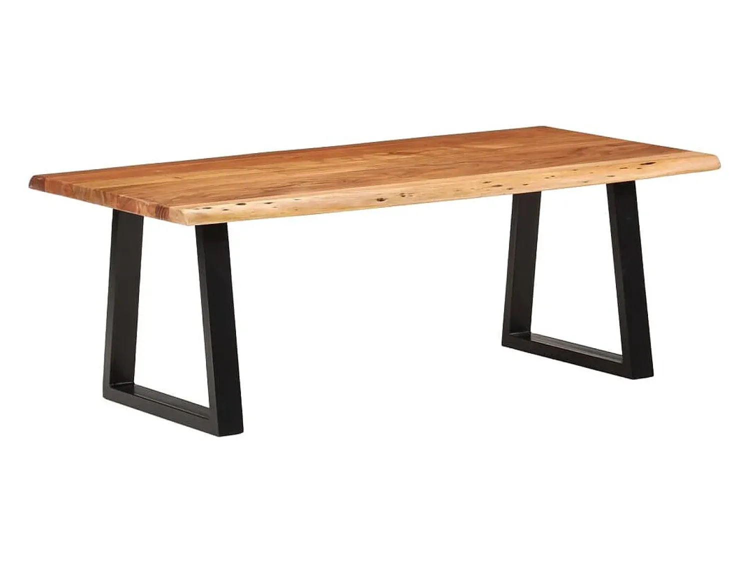Mesa De Centro* Mesa de centro | Mesa de apoio | Mesa de café 110x55x40 cm madeira de acácia maciça Castanho