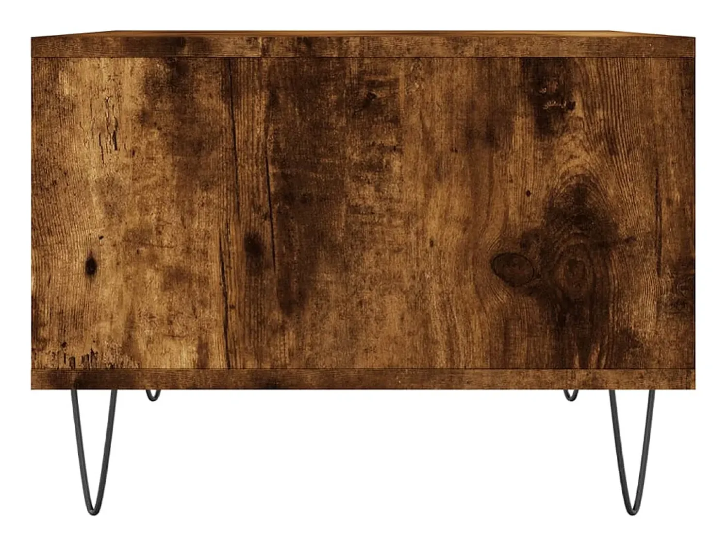 Mesa De Centro* Mesa de centro | Mesa de apoio 60x50x36.5 cm derivados madeira carvalho fumado Castanho