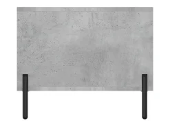 Hot Mesa de centro | Mesa de apoio 102x50x40 cm madeira processada cinza cimento Cinzento