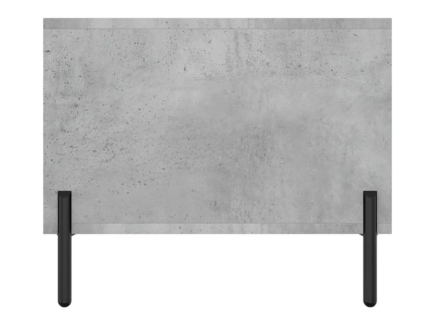 Hot Mesa de centro | Mesa de apoio 102x50x40 cm madeira processada cinza cimento Cinzento