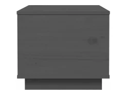 Mesa De Centro* Mesa de centro | Mesa de apoio 40x50x35 cm madeira de pinho maciça Cinzento