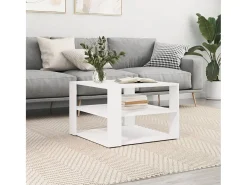 Mesa de centro | Mesa de apoio 59.5x59.5x40 cm derivados de madeira^ Mesa De Centro
