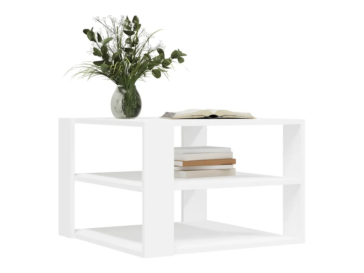 Mesa de centro | Mesa de apoio 59.5x59.5x40 cm derivados de madeira^ Mesa De Centro