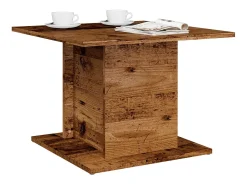 Mesa De Centro| Mesa de centro | Mesa de apoio 55.5x55.5x40 cm derivados madeira madeira velha Castanho