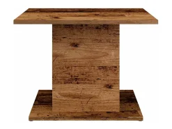 Mesa De Centro| Mesa de centro | Mesa de apoio 55.5x55.5x40 cm derivados madeira madeira velha Castanho