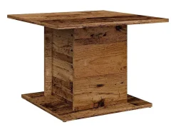 Mesa De Centro| Mesa de centro | Mesa de apoio 55.5x55.5x40 cm derivados madeira madeira velha Castanho