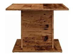 Mesa De Centro| Mesa de centro | Mesa de apoio 55.5x55.5x40 cm derivados madeira madeira velha Castanho