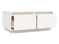 Mesa de centro | Mesa de apoio 80x50x35 cm madeira de pinho maciça^ Mesa De Centro