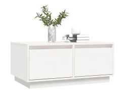 Mesa de centro | Mesa de apoio 80x50x35 cm madeira de pinho maciça^ Mesa De Centro