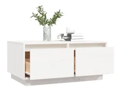 Mesa de centro | Mesa de apoio 80x50x35 cm madeira de pinho maciça^ Mesa De Centro