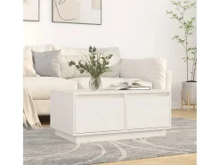 Mesa de centro | Mesa de apoio 80x50x35 cm madeira de pinho maciça^ Mesa De Centro