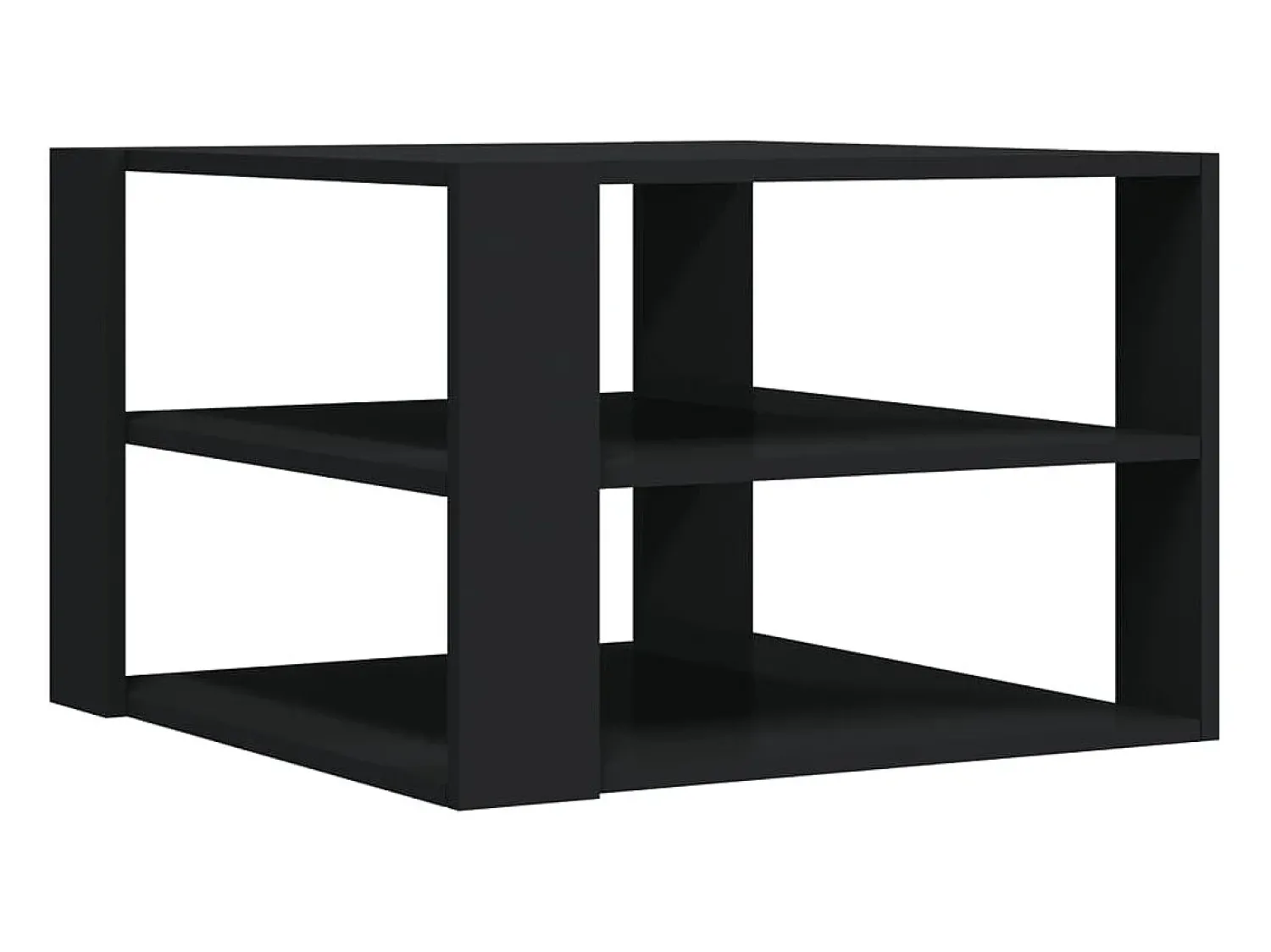 Mesa de centro | Mesa de apoio 59.5x59.5x40 cm derivados de madeira^ Mesa De Centro