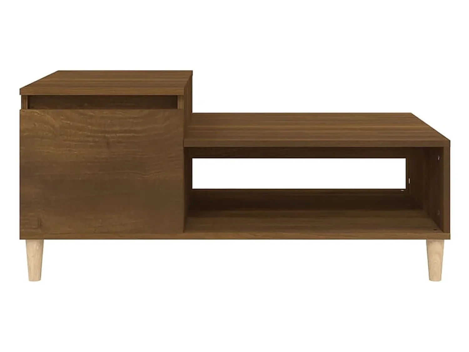 Mesa de centro | Mesa de apoio 100x50x45 cm derivados madeira carvalho^ Mesa De Centro