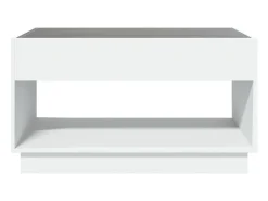 Mesa de centro | Mesa de apoio luzes LED Infinity 90x50x50 cm^ Mesa De Centro