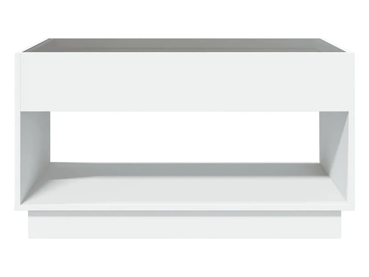 Mesa de centro | Mesa de apoio luzes LED Infinity 90x50x50 cm^ Mesa De Centro