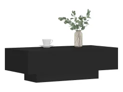 Sale Mesa de centro | Mesa de apoio 100x49.5x31 cm derivados de madeira Preto