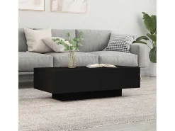 Sale Mesa de centro | Mesa de apoio 100x49.5x31 cm derivados de madeira Preto