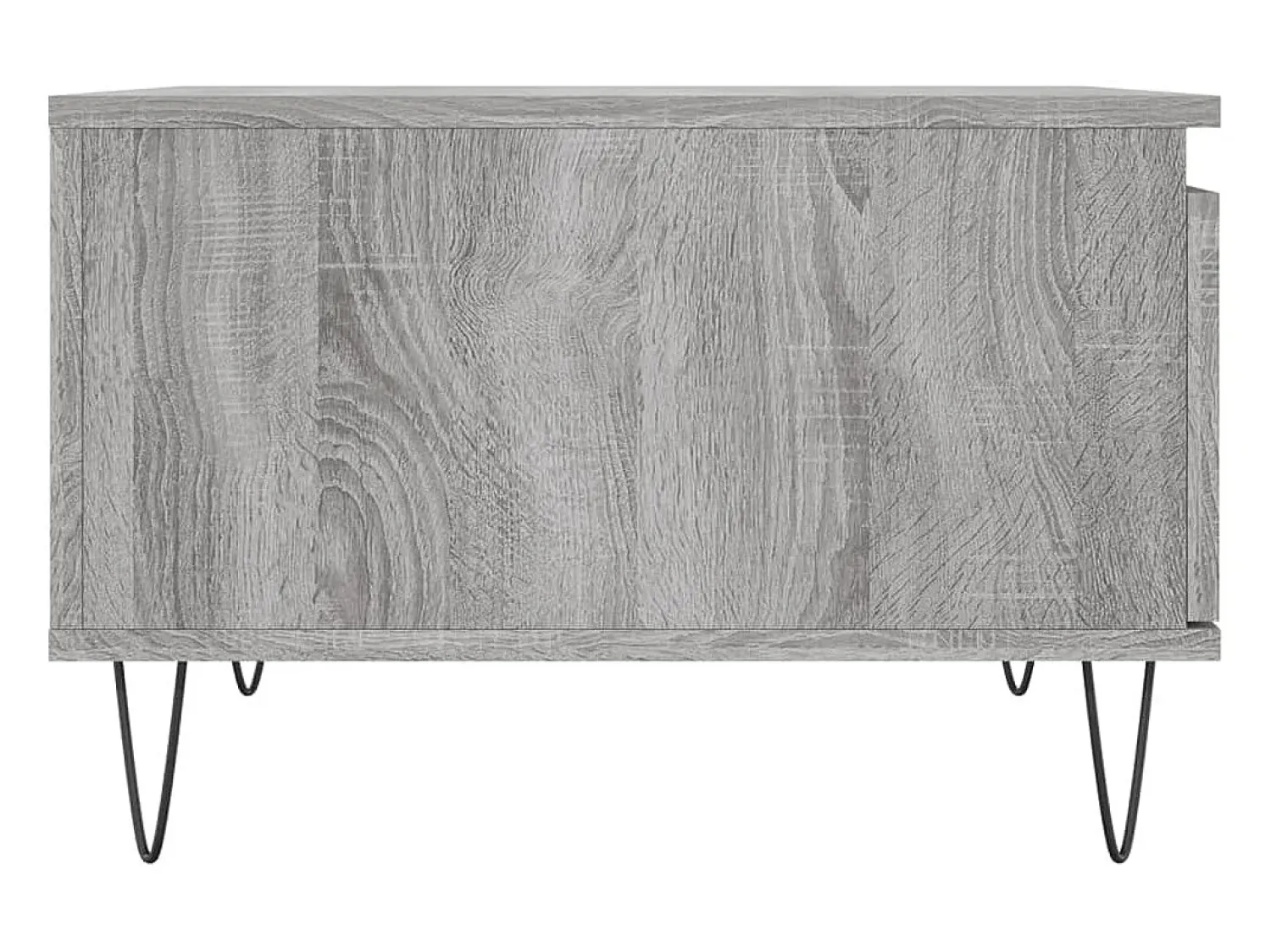 Mesa de centro | Mesa de apoio 55x55x36.5 cm derivados de madeira cinza sonoma^ Mesa De Centro