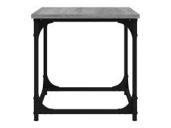 Outlet Mesa de centro | Mesa de apoio 40x40x40 cm derivados madeira sonoma Cinzento