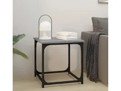 Outlet Mesa de centro | Mesa de apoio 40x40x40 cm derivados madeira sonoma Cinzento