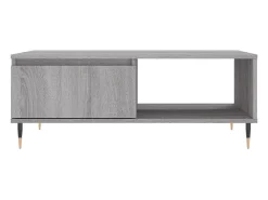 Mesa De Centro* Mesa de centro | Mesa de apoio 90x60x35 cm derivados de madeira sonoma Cinzento