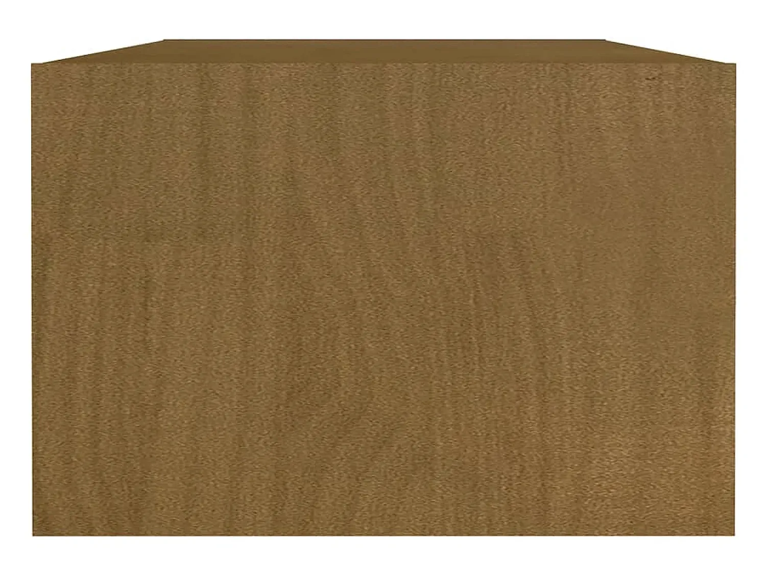 New Mesa de centro | Mesa de apoio 110x50x34 cm pinho maciço mel Castanho