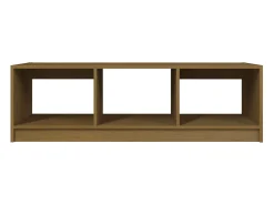 New Mesa de centro | Mesa de apoio 110x50x34 cm pinho maciço mel Castanho