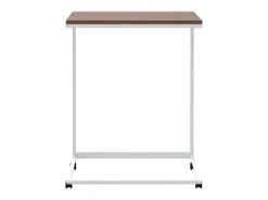 Best Mesa de centro | Mesa de apoio c/ rodas 55x35x70 cm derivados de madeira branca Branco
