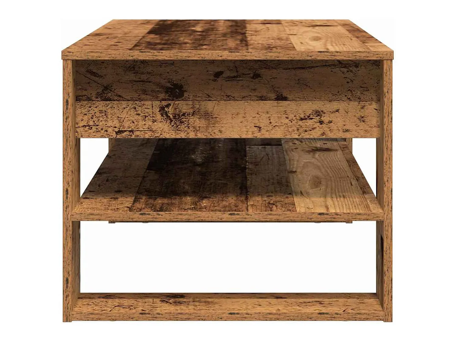 Mesa De Centro| Mesa de centro | Mesa de apoio Madeira antiga 102x55x45 cm Castanho