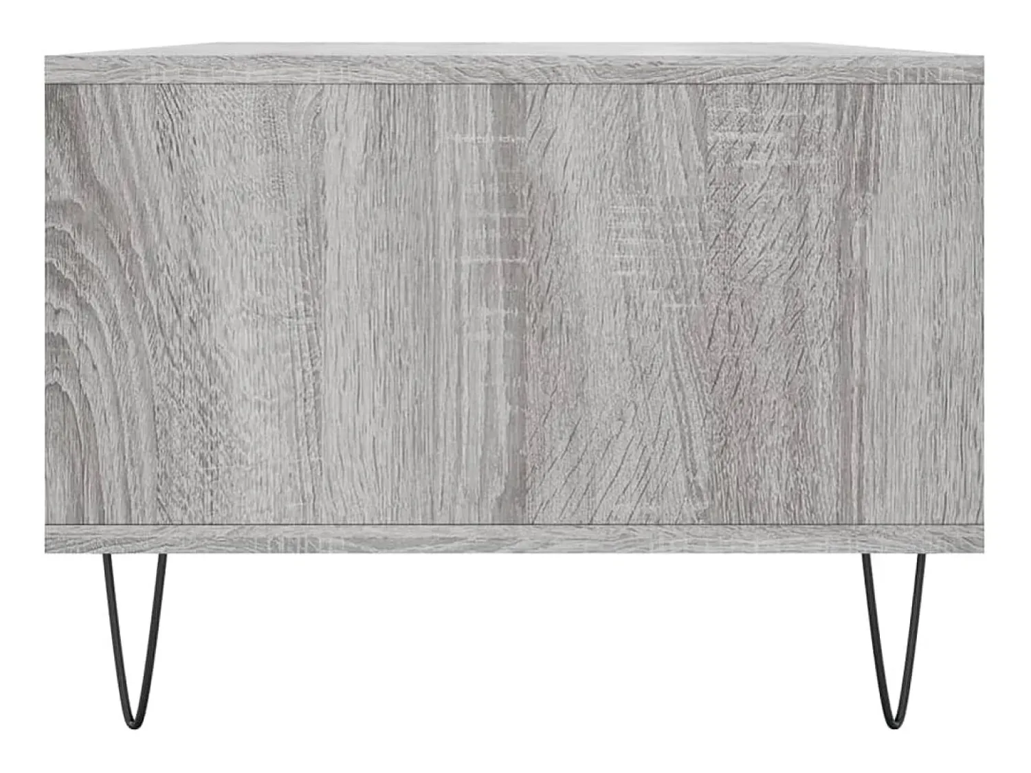 Mesa De Centro* Mesa de centro | Mesa de apoio 90x50x36.5 cm derivados madeira sonoma Cinzento