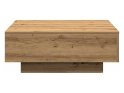 Mesa De Centro| Mesa de centro | Mesa de apoio carvalho artisiano 80x80x31 cm Castanho