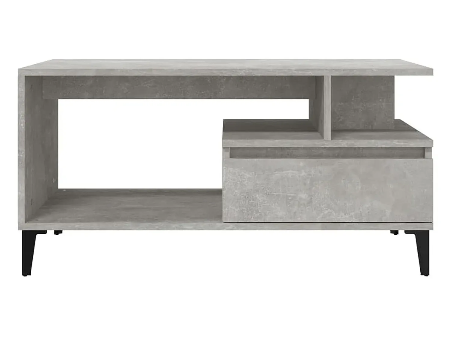 Mesa De Centro| Mesa de centro | Mesa de apoio 90x49x45 derivados de madeira cimento Cinzento