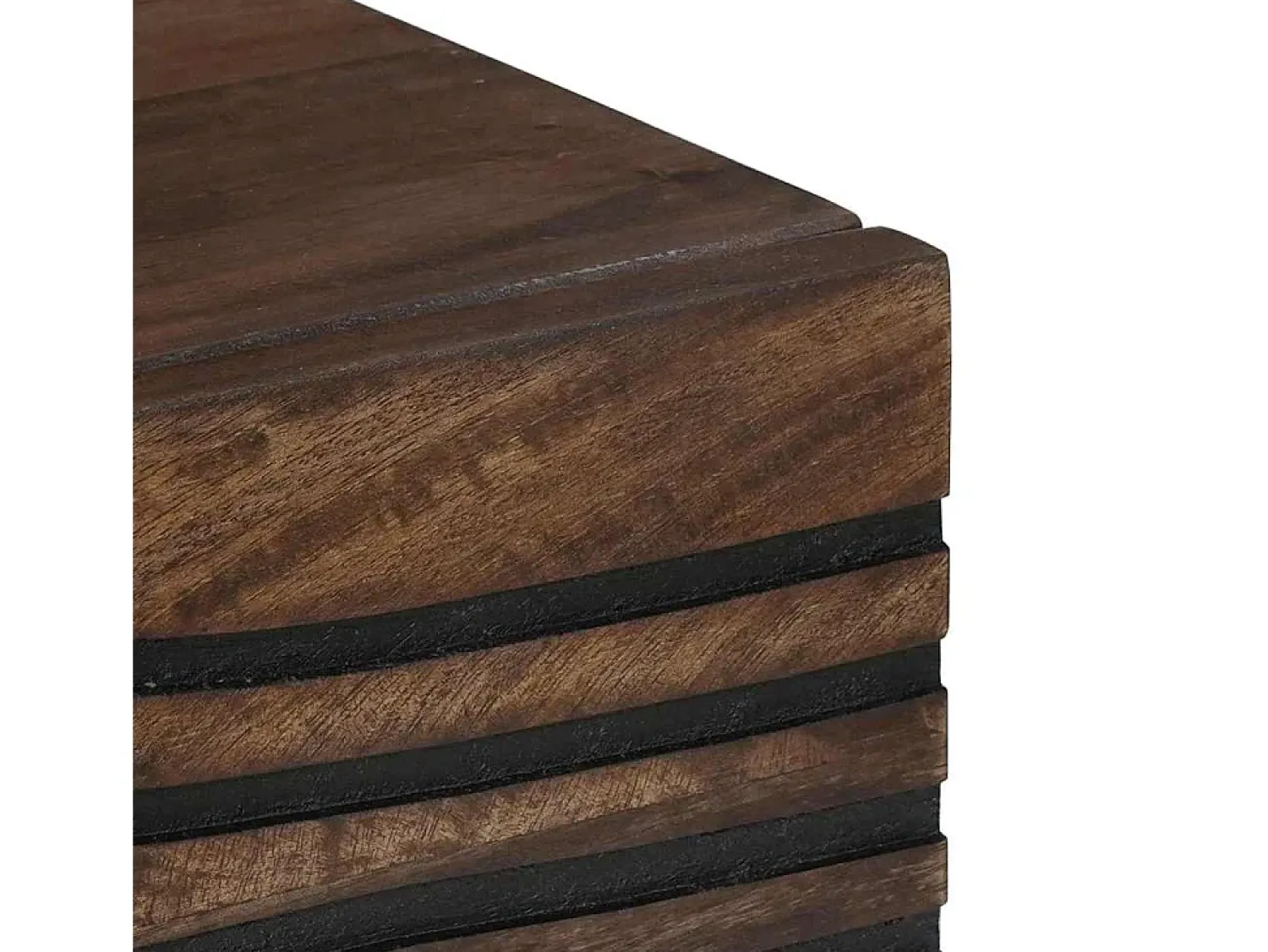 Mesa de centro | Mesa de apoio | Mesa de café Marrom e Preto 80x50x40 cm^ Mesa De Centro