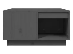 Mesa de centro | Mesa de apoio 60x61x32.5 cm madeira de pinho maciça^ Mesa De Centro